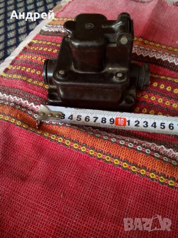 Старинен електрически контакт #5, снимка 6 - Антикварни и старинни предмети - 22932642