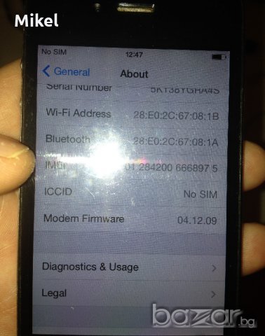 Iphone 4 отключен, снимка 6 - Apple iPhone - 20206618