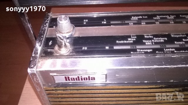 radiola-ретро колекция-за ремонт-внос франция, снимка 3 - Ресийвъри, усилватели, смесителни пултове - 22010475