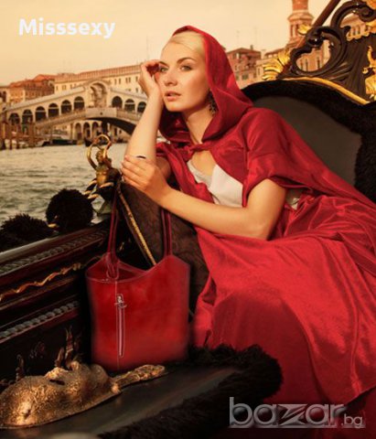 ПРОМО 🍊 TUSCANY LEATHER 🍊 Плетена дамска чанта от естествена кожа с висулки, снимка 4 - Чанти - 13991145