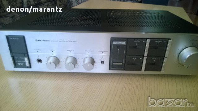 pioneer sa-740-stereo amplifier-made in japan-внос швеицария, снимка 3 - Ресийвъри, усилватели, смесителни пултове - 8259200