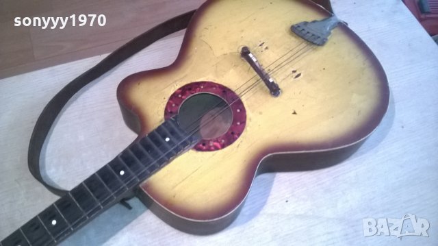 ПОРЪЧАНА-АНТИК-orfeus-ретро колекция-китара-102х40х8см, снимка 6 - Китари - 25186925