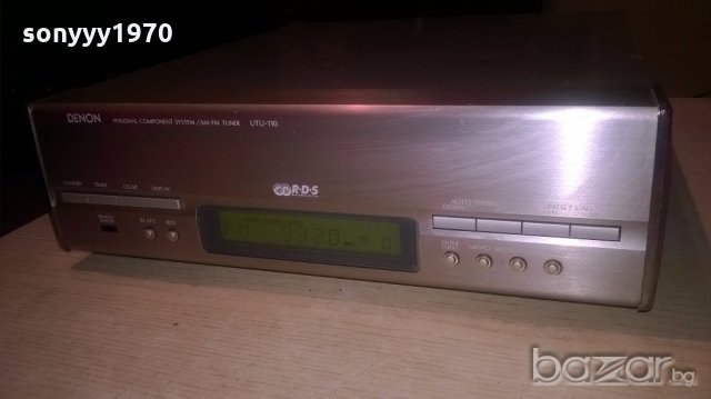 denon utu-110 tuner/rds-made in germany-внос англия, снимка 8 - Ресийвъри, усилватели, смесителни пултове - 19253393