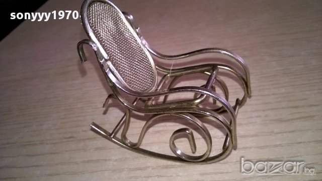 Мини ретро колекция-стол/инокс-7х7х4см-внос швеицария, снимка 4 - Антикварни и старинни предмети - 17475250