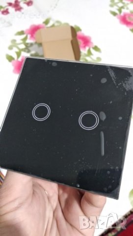 Сензорен ключ за лампи водоустойчив луксозен стъклен работи с докосване, снимка 8 - Друга електроника - 22431630