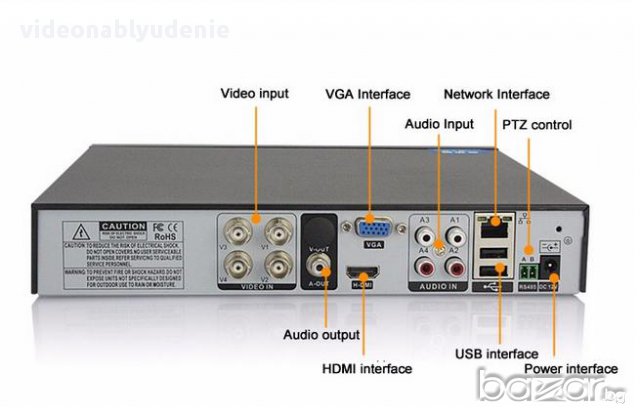 8в1! 2017г FULL HD Универсален Хибриден 4 Канала 1080N/TVI/DAHUACVI/720p/1080P/AHD/960H iDVR XVR NVR, снимка 3 - Камери - 16600602