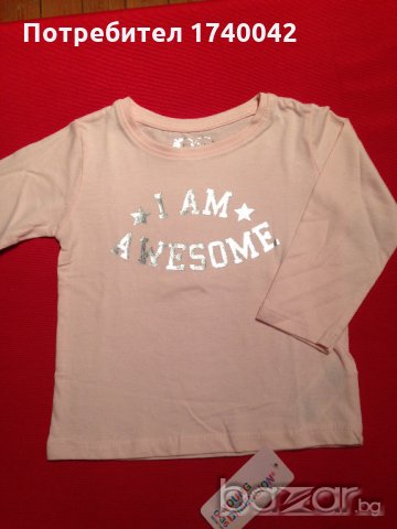 нова блуза с дълъг ръкав за 12-18мес. и 24-36мес., снимка 3 - Бебешки блузки - 20861416