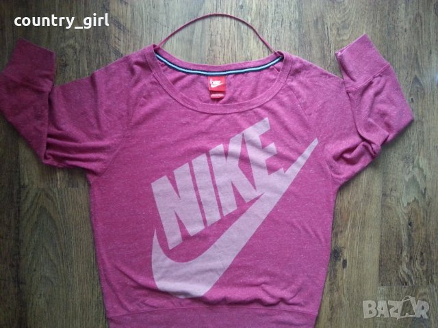 Nike - страхотна дамска блуза, снимка 2 - Блузи с дълъг ръкав и пуловери - 22834497