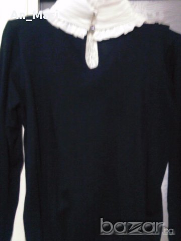 Дамска блузка-пуловерче с интересна якичка! Намалена!, снимка 5 - Блузи с дълъг ръкав и пуловери - 12880669