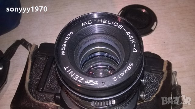 zenit-made in russia-фотоапарат с обектив-внос швеция, снимка 8 - Фотоапарати - 25390790