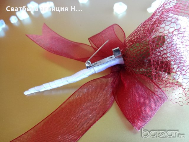 Сватбени бутониери - бутониера за ревер Прима, снимка 2 - Кетъринг - 14807960