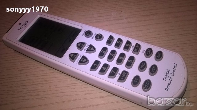 Ingo remote-с активен дисплеи-внос швеицария, снимка 3 - Ресийвъри, усилватели, смесителни пултове - 16482785