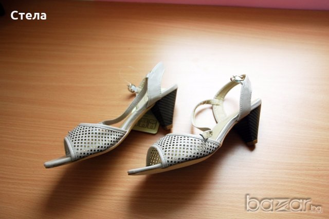 Дамски обувки нови, с етикет, беж, снимка 3 - Дамски обувки на ток - 19909440