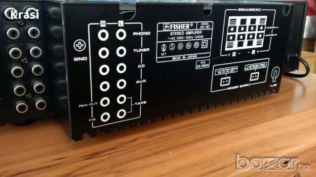 Усилвател Fisher CА-67., снимка 6 - Ресийвъри, усилватели, смесителни пултове - 10376250