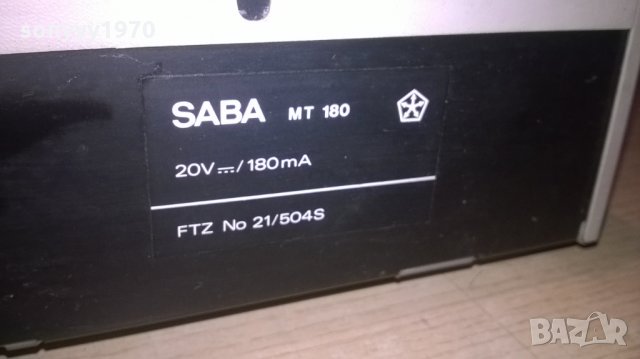 saba mt180 tuner 20v-внос швеицария, снимка 11 - Ресийвъри, усилватели, смесителни пултове - 24516857