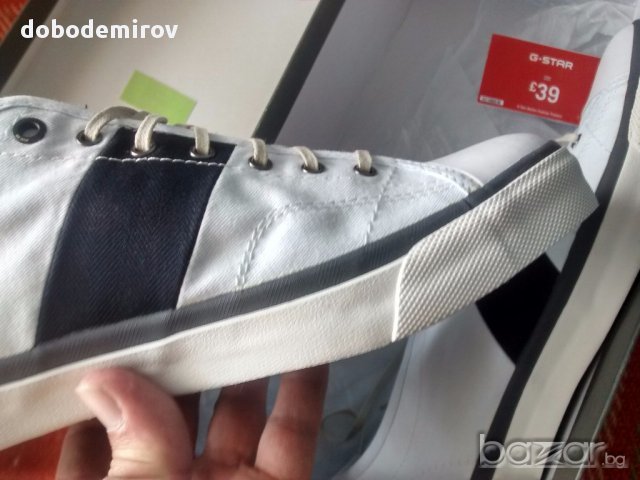 Нови бели спортни обувки G Star Campus II оригинал, снимка 4 - Маратонки - 17916925