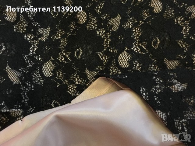 S Mango официална черна рокля с дантела хастар - пепел от рози , снимка 16 - Рокли - 22161129