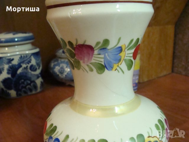 Португалска ръчно изработена ваза, снимка 2 - Декорация за дома - 24775686