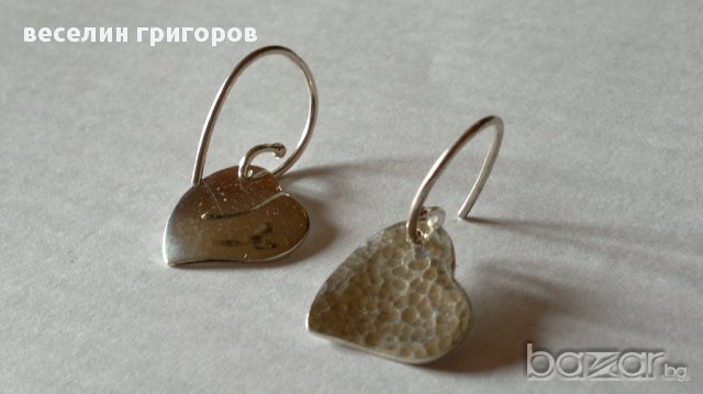 сребърни обеци, снимка 2 - Обеци - 10980014