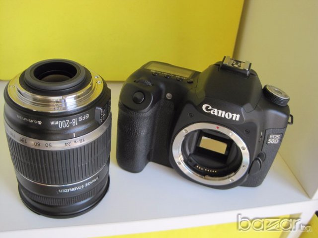 Фотоапарат Canon EOS 50D+Обектив Canon 18-200 mm., снимка 8 - Фотоапарати - 19360687