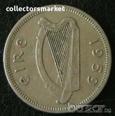 1 шилинг 1959, Ирландия, снимка 2 - Нумизматика и бонистика - 14454069