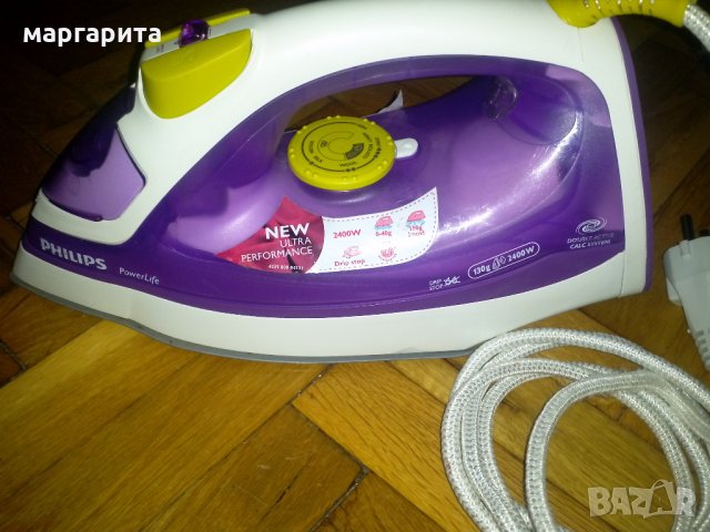 Парна ютия Philips PowerLife, снимка 3 - Ютии - 24695512