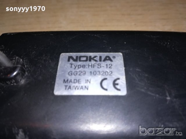 nokia hfs-12 made in taiwan-тонколона-внос швеицария, снимка 9 - Тонколони - 20840007