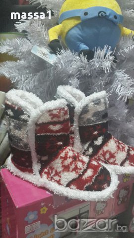НОВИ!!! Вътрешни ботушки, тип пантофи, детски. Цена 8.00 лв., снимка 2 - Бебешки обувки - 13146257