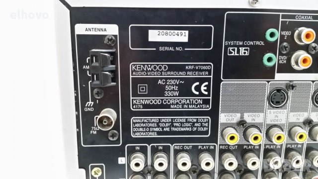 Ресивър Kenwood KRF V7060D, снимка 3 - Ресийвъри, усилватели, смесителни пултове - 25928025