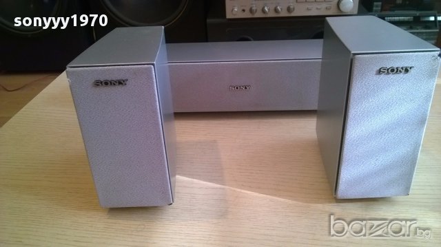 Sony center 30/13/8см+sony surraund 2бр-16/13/8см-japan-внос швеицария, снимка 7 - Тонколони - 13854411