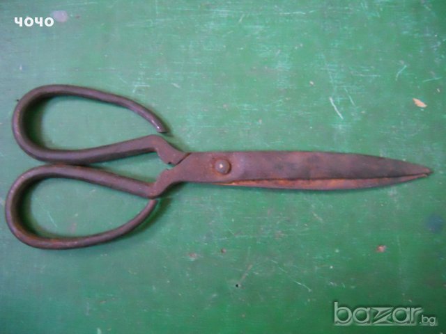 старинна кована абаджийска ножица, снимка 1 - Антикварни и старинни предмети - 16289185