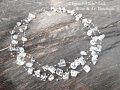 Колие от планински кристал - многоредно, снимка 1 - Колиета, медальони, синджири - 16496278