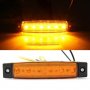 Маркер габарит 6 LED 12/24 V – ЖЪЛТ 1бр., снимка 1