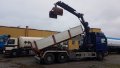 Камион с кран, самосвал с кран, транспорт , автокран, снимка 8