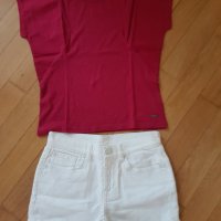 Детска дънкова пола Zara,къс панталон "7 for Mankind",блуза "7 for Mankind", суичър,14 г.момиче, снимка 6 - Детски комплекти - 25032738