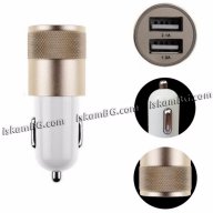 3.1A USB адаптер за автомобилна запалка - код Алуминий+ABS, снимка 2 - Аксесоари и консумативи - 14067526