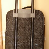 Голям италиански куфар – Ренцо Мети в сиво, снимка 4 - Други стоки за дома - 21940176