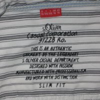 Риза S.OLIVER   мъжка,ХЛ  , снимка 1 - Ризи - 21743244