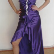 Лилава бална абитуриентска рокля, снимка 14 - Рокли - 11044646