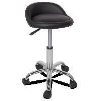 Козметичен работен стол с облегалка, табуретка различни модели стойка за  педикюр нови, снимка 3 - Педикюр и маникюр - 20452307