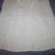 Бяла ленена пола, снимка 3 - Поли - 17793715