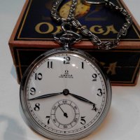 Джобен часовник Омега арт деко, снимка 3 - Джобни - 24544309
