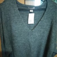 Пуловер H&M в сиво, снимка 1 - Блузи с дълъг ръкав и пуловери - 23656666