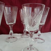кристални чаши за ракия вино уиски коняк, снимка 5 - Сервизи - 20115230