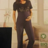 НАМАЛЕНИ  ! НОВ ! Дамски удобен панталон за бременни от Био памук, снимка 1 - Дрехи за бременни - 23925817