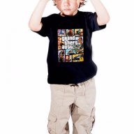 Уникална тениска на GTA 5 с авторски дизайн! Бъди различен, поръчай модел по твой дизайн!, снимка 7 - Детски тениски и потници - 14810336
