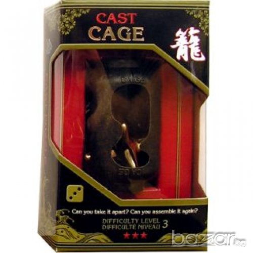 Металeн триизмерeн пъзел Hanayama Cast Cage, снимка 1