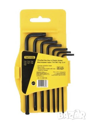 К-т шестограми Torx 'Topmaster / 7 части, снимка 1