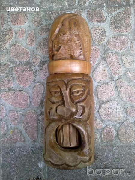  дървена статуетка 3, снимка 1