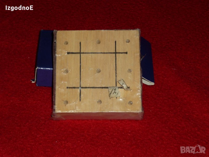 Морски шах малък дървен, снимка 1